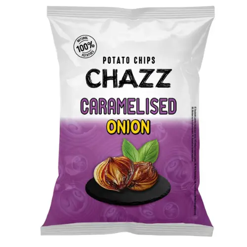 Chazz Chips Caramelised Onion 130g