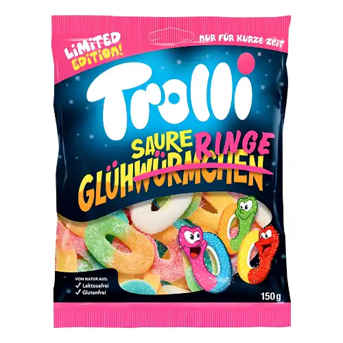 Trolli Saure Glühringe 150g