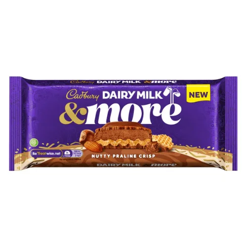 Cadbury More Nutty Praline Crisp 180g