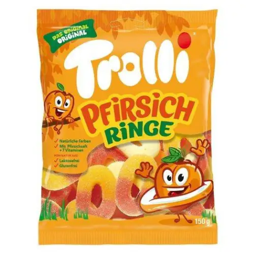 Trolli Pfirsichringe 150g