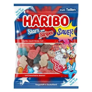 Haribo Stars and Stripes Sauer 175g