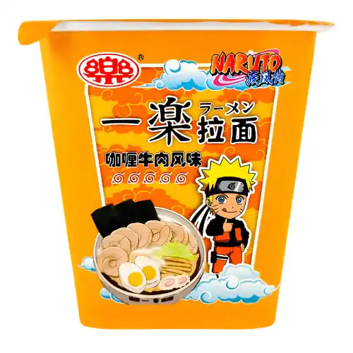 Naruto Curry Beef Noodles Cup 100g