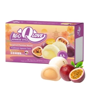 QLove Passion Fruit Mini Mochi 80g