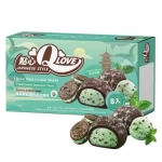 QLove Choco Mint Cookie Mini Mochi 80g
