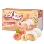 QLove White Peach Mini Mochi 80g