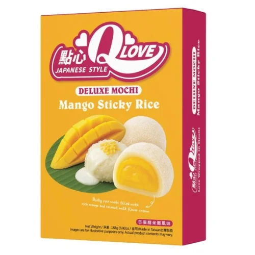 QLove Deluxe Mango Sticky Rice Mochi 180g
