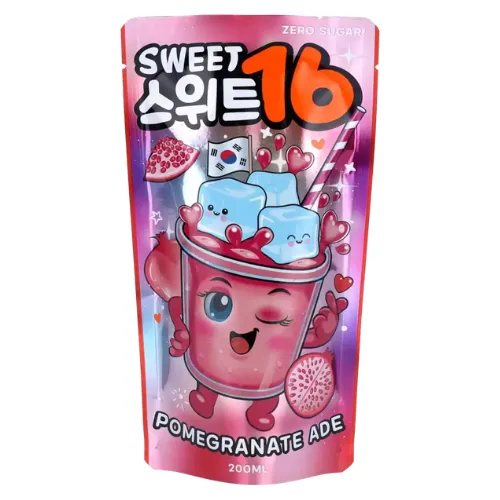 Sweet 16 Pomegranate Ade Zero 200ml