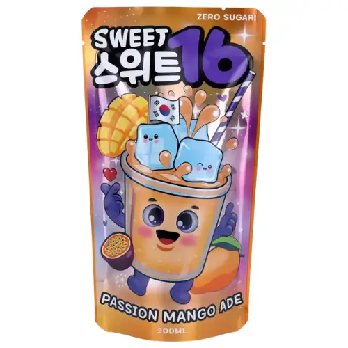 Sweet 16 Mango Passion Fruit Ade Zero 200ml