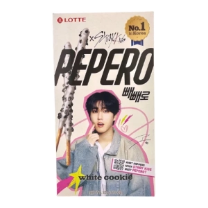 Lotte Pepero Stray Kids White Cookie 32g