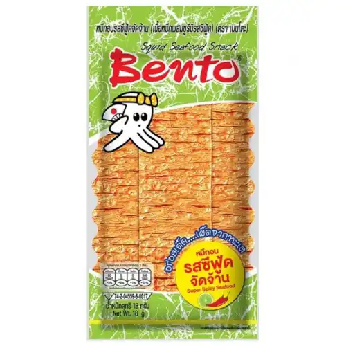 Bento Squid Snack Super Spicy Seafood 20g