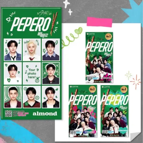 Lotte Pepero Stray Kids Almond 32g