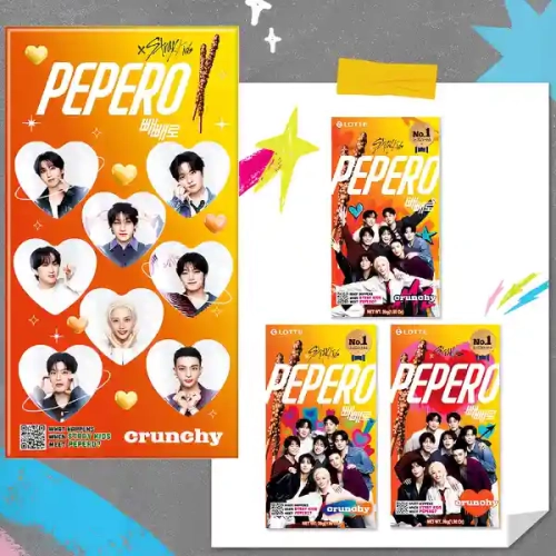 Lotte Pepero Stray Kids Crunchy 39g