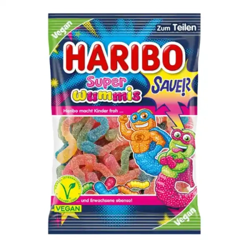 Haribo Super Wummis Sauer 175g