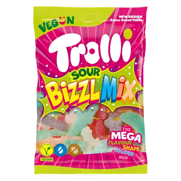 Trolli Bizzl Mix Sour Vegan 150g