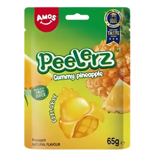 Amos Peelerz Pineapple Peelable Gummy 65g