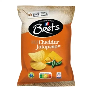 Brets Cheddar Jalapeno 125g