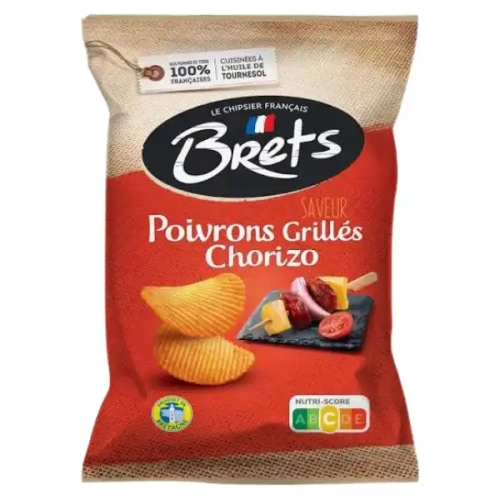 Brets Poivrons Grilles Chorizo 125g