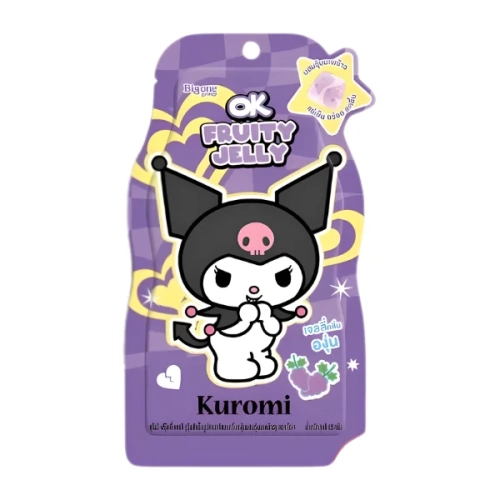 Ok Fruity Jelly Kuromi Grape 65g