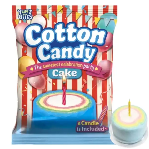Yum'z Bites Birthday Cotton Candy Cake 13g
