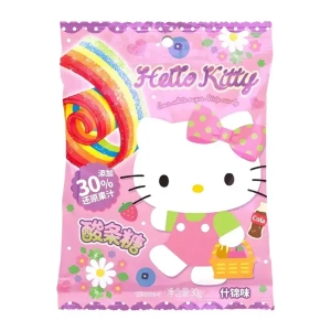 Hello Kitty Assorted Fruit Sour Belt 30g