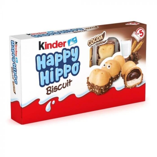 Wafelki Kinder Happy Hippo z nadzieniem kakaowym