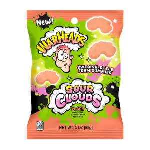 Warheads Sour Clouds Peach 85g