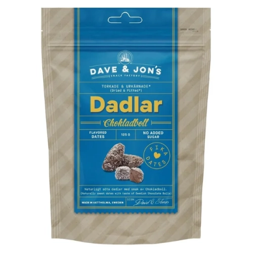 Dave & Jon's Dates Chocolate Ball 125g