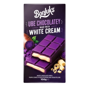 Bonjuks Ube Chocolate White Cream 100g