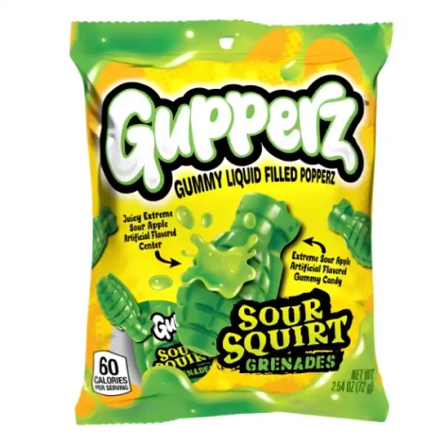 Gupperz Sour Squirt Grenades 72g