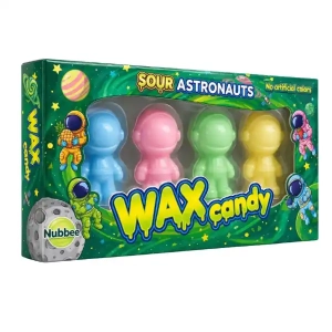 Nubbee Astronauts Wax Candy Sour 24g