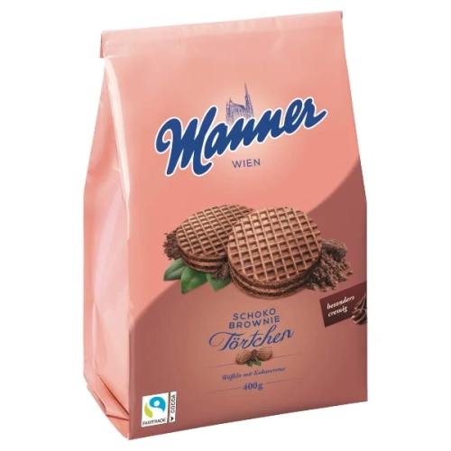 Manner Schoko Brownie Tortchen 400g
