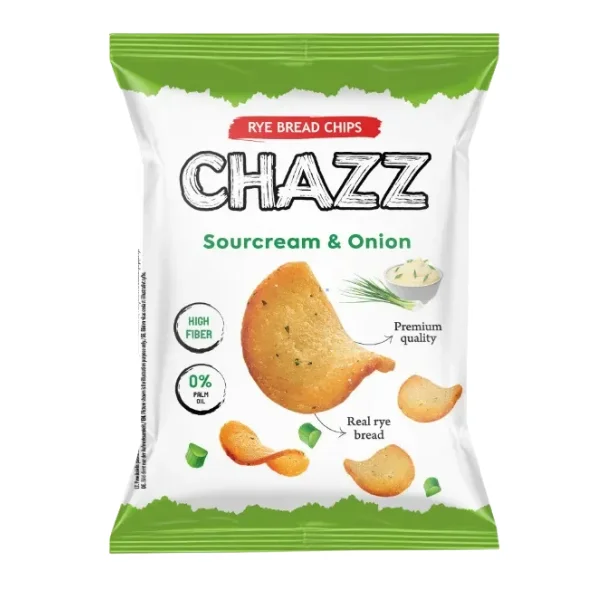 Chazz Bread Chips Sour Cream Onion 100g
