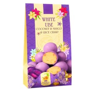 White Ube Coconut Mango Rice Crisp 112g