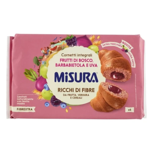 Misura Fibrextra Cornetti Frutti di Bosco 308g