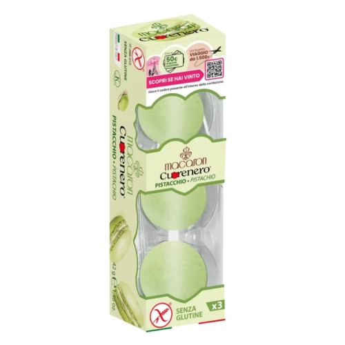 Cuorenero Macarons Pistacchio 42g