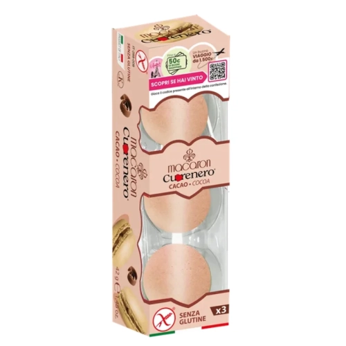 Cuorenero Macarons Cacao 42g