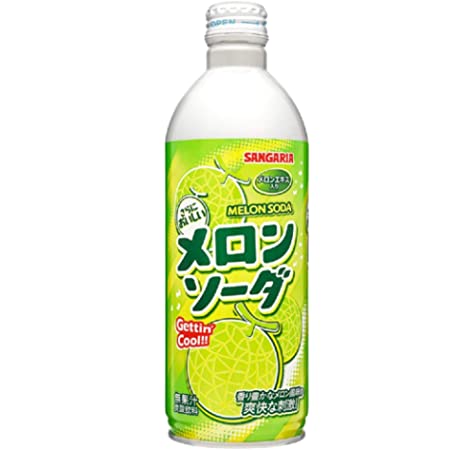 Japoński napój gazowany Sangaria Ramune Melon Soda