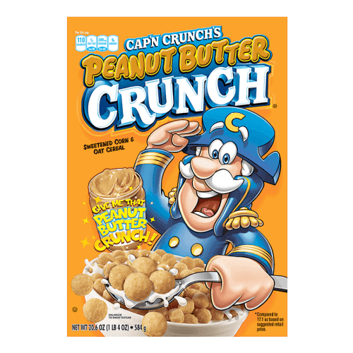 Amerykańskie płatki śniadaniowe Cap'n Crunch Peanut Butter