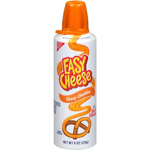Amerykański Easy Cheese Sharp Cheddar