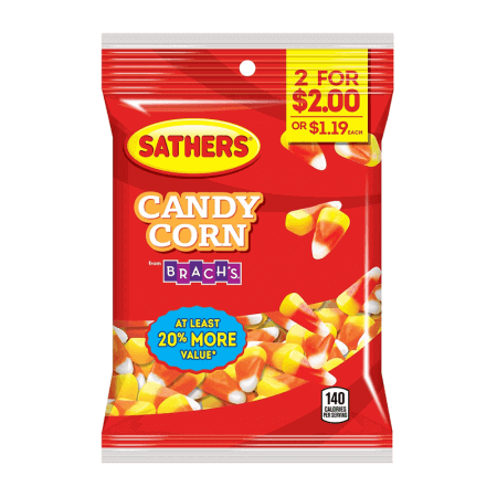 Amerykańskie cukierki Sathers Candy Corn