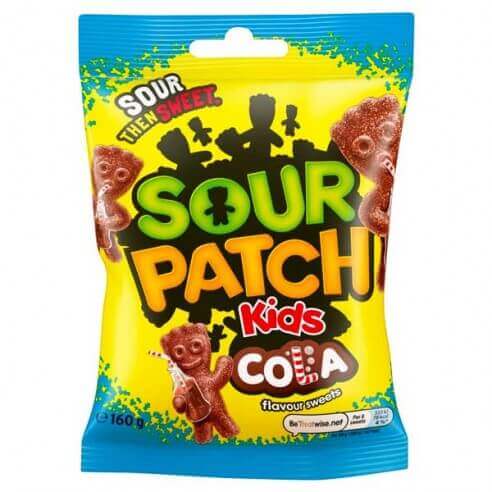 Maynards Sour Patch Kids Cola 160g, kwaśne żelki!