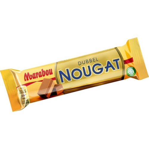 Pralinowo - orzechowy baton Marabou Dubbel Nougat 43g