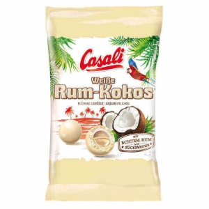 Casali White Chocolate Rum Cocos 100g