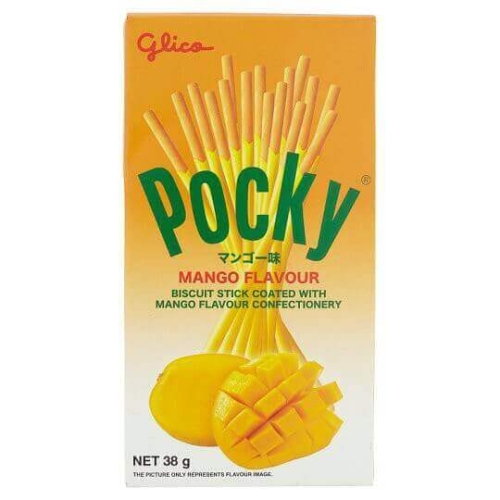 Pocky Mango 38g, azjatyckie paluszki z egzotyczną polewą :)