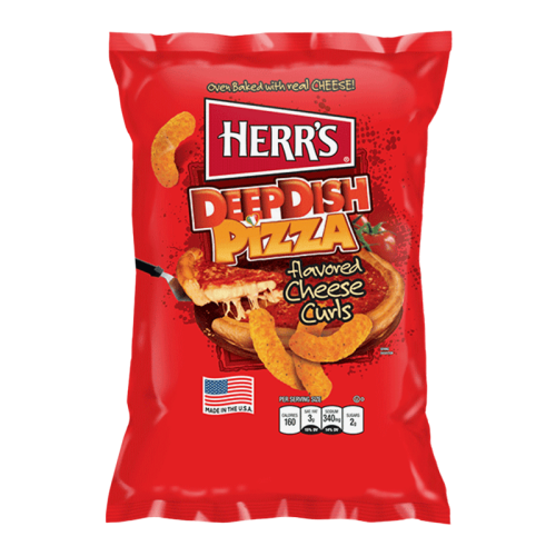 Herr's Deep Dish Pizza Curls 28g