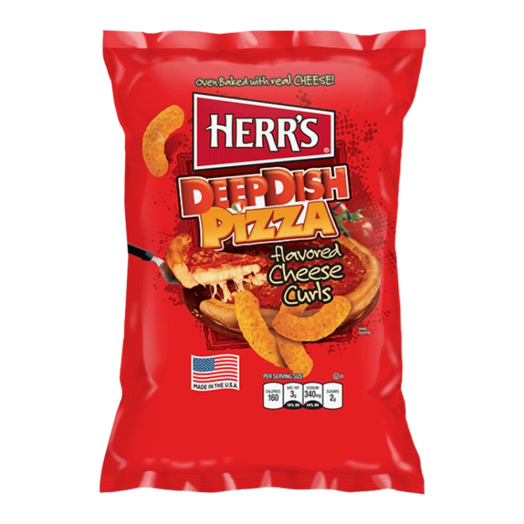 Herr's Deep Dish Pizza Curls 28g
