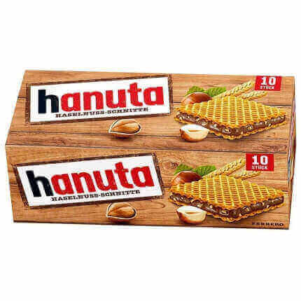 Niemieckie wafelki Ferrero Hanuta Chocolate Hazelnut