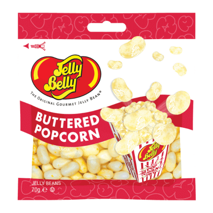 Amerykańskie żelki o smaku maślanego popcornu Jelly Belly Buttered Popcorn Jelly Beans