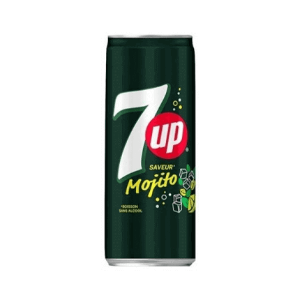 Francuska wersja napoju gazowanego 7up Mojito 330ml