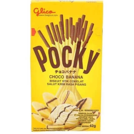 Pocky Choco Banana, czekoladowe paluszki w bananowej czekoladzie